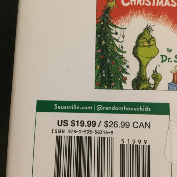 Christmas book How the Grinch Lost Christmas amazing like new condition - Picture 2 of 3